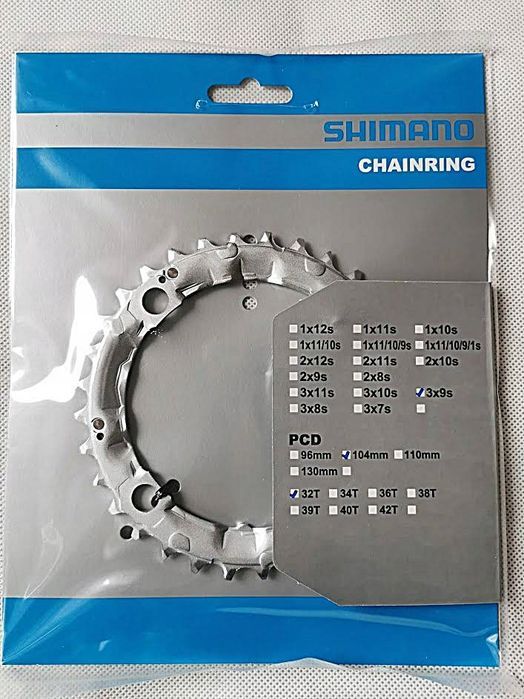 Zębatka Tarcza Shimano Deore 32T 104BCD FC-M532 M521 M590 M591 Orygina