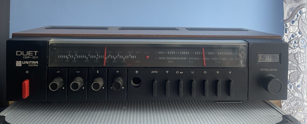Oryginalne Radio Unitra Diora Duet model DSP 301 Głośniki Tonsil