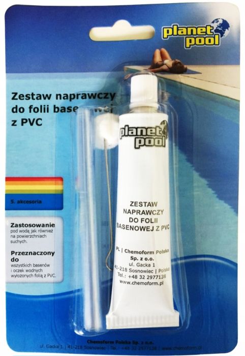 Zestaw naprawczy do folii basenowej