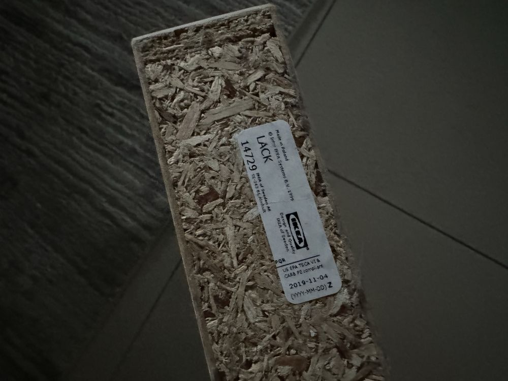 Ikea Lack 2 półki biale