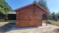 drewniany domek domek z drewutnią domek narzędziowy 3x4,5