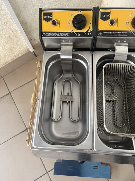 Фритюрниця Подвійна Професійна Remta 4+4 Літри