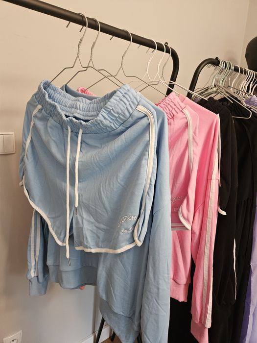 Dres bluza plus krótkie spodenki