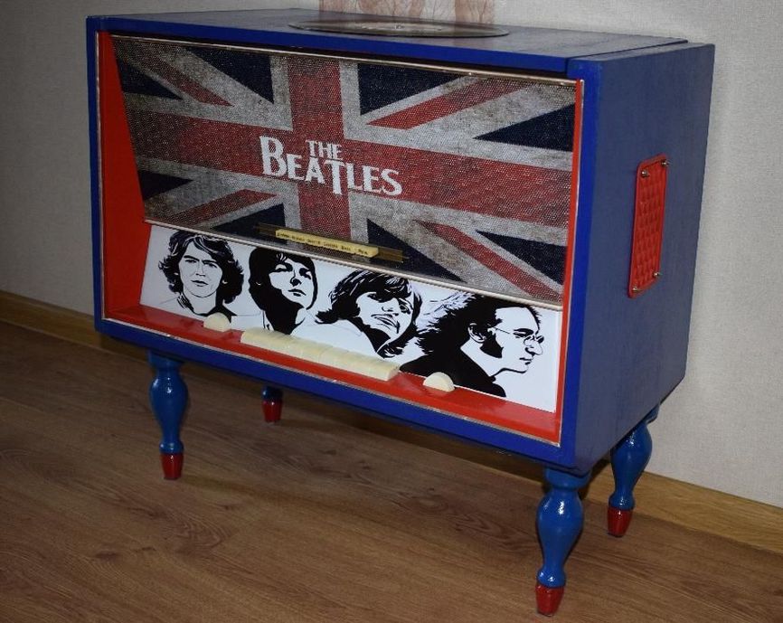 Радиола Беларусь 62 " The Beatles" handmade Декор Мебель