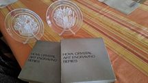 Dois pratos de Cristal