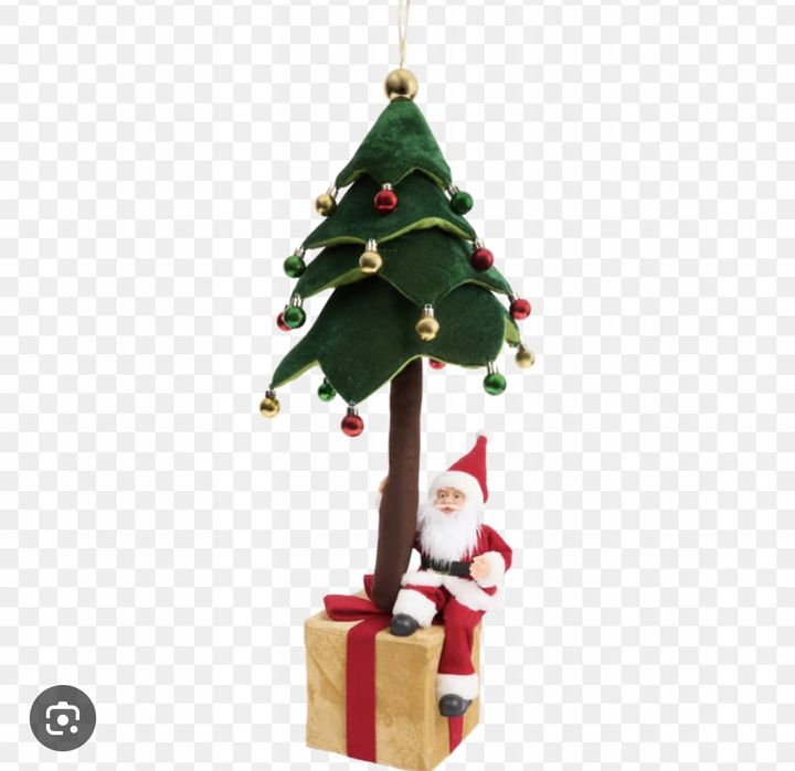 Choinka ozdobna składana Mikołaj Święta Prezent