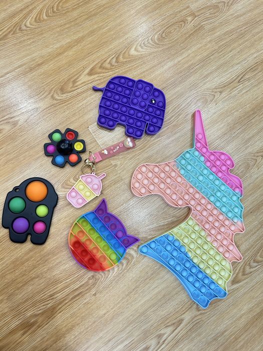 Попиты. Pop it.  Цена за все!! Единорог