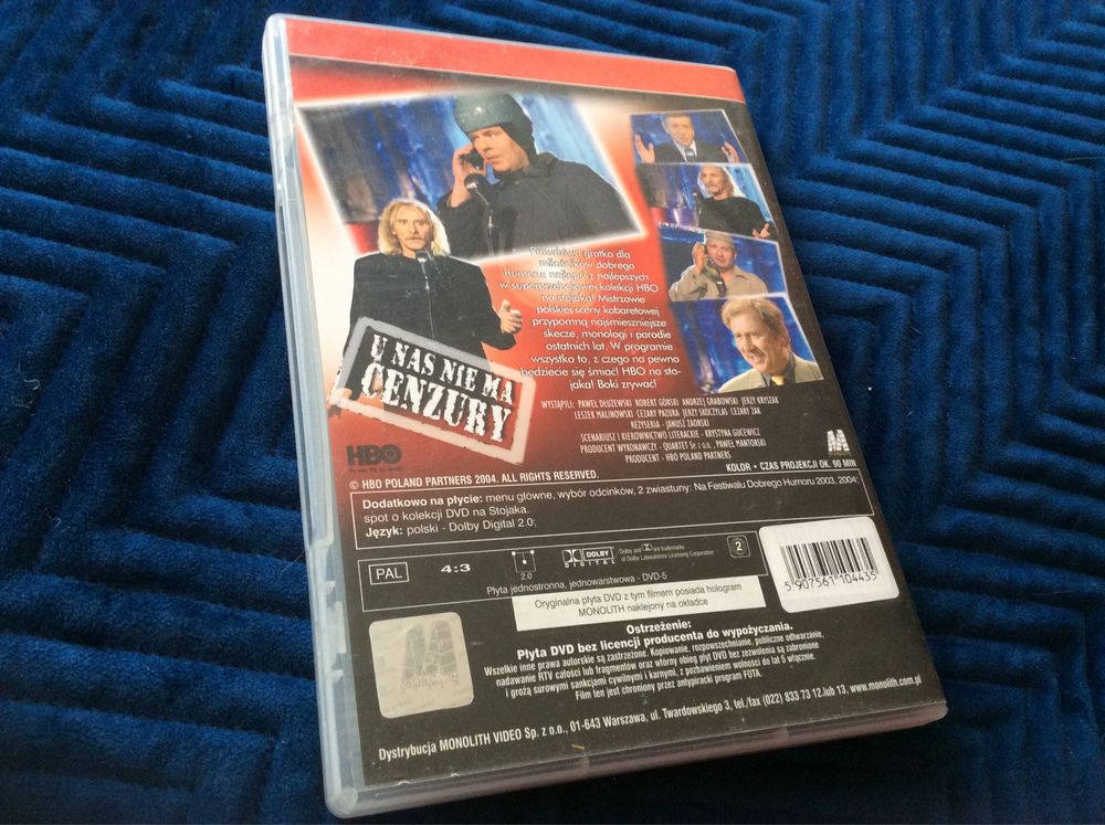 Płyta DVD Video kabaret Na stojaka