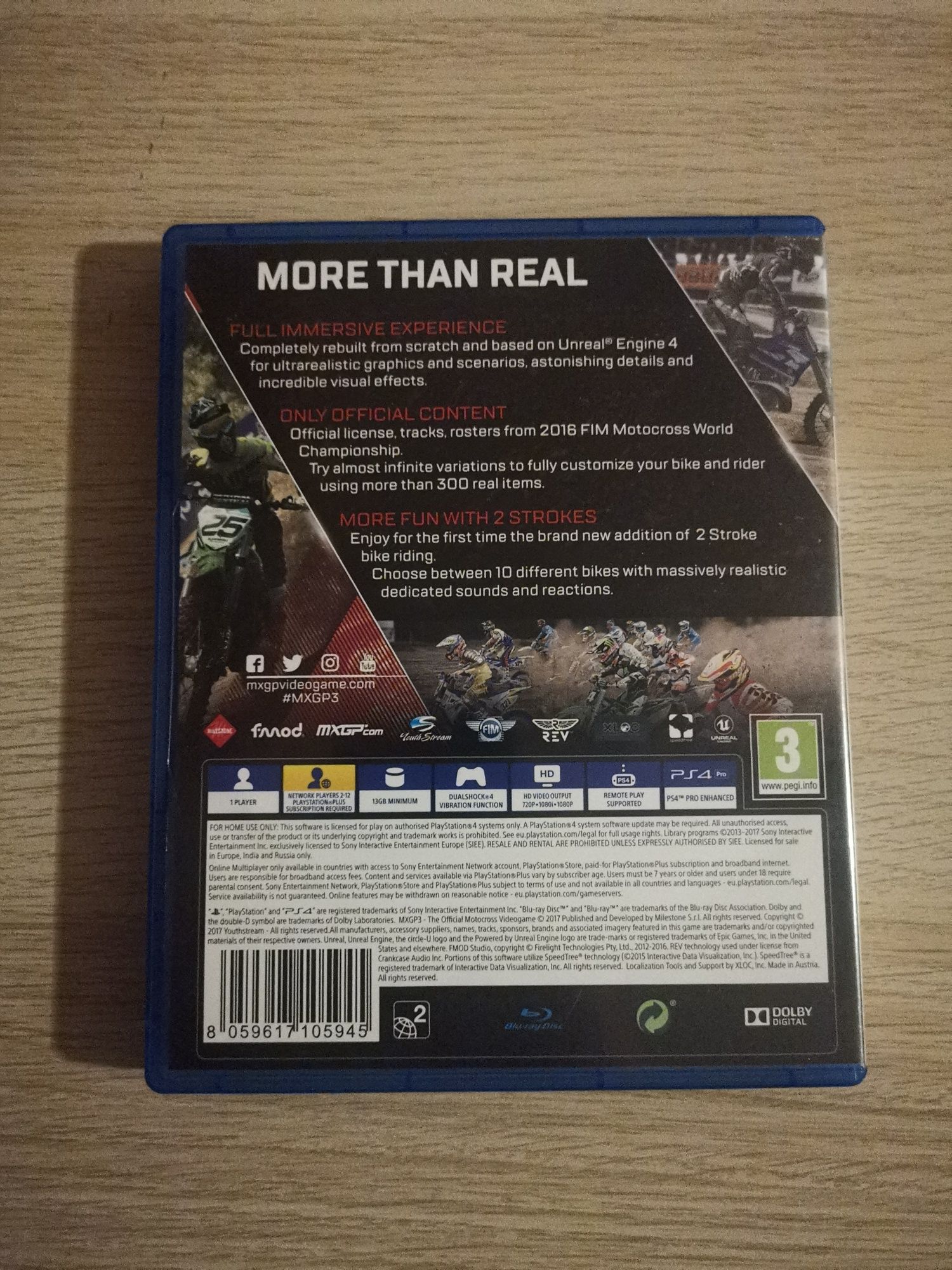 MXGP 3 ps4 PlayStation 5