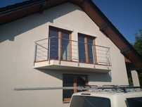 Balustrada barierka nierdzewna balkon francuski zabezpieczenie inox