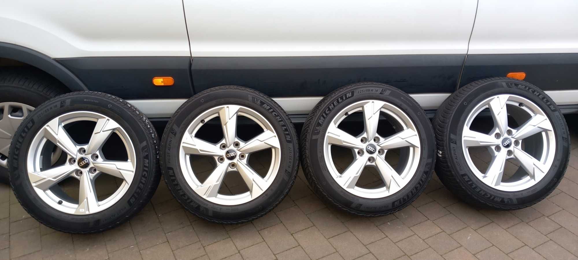Felgi oryginał AUDI A4/A6/Q5/S4 8Jx18, 5x112, ET39, 66.6, 2021r. Super