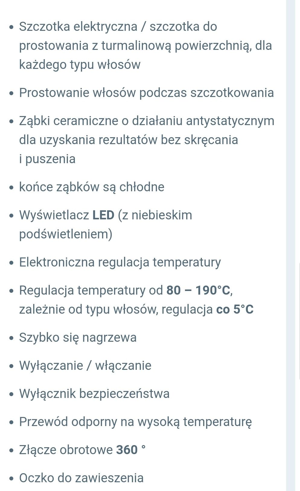 Nowa Prostownica szczotka do prostowania włosów AEG
