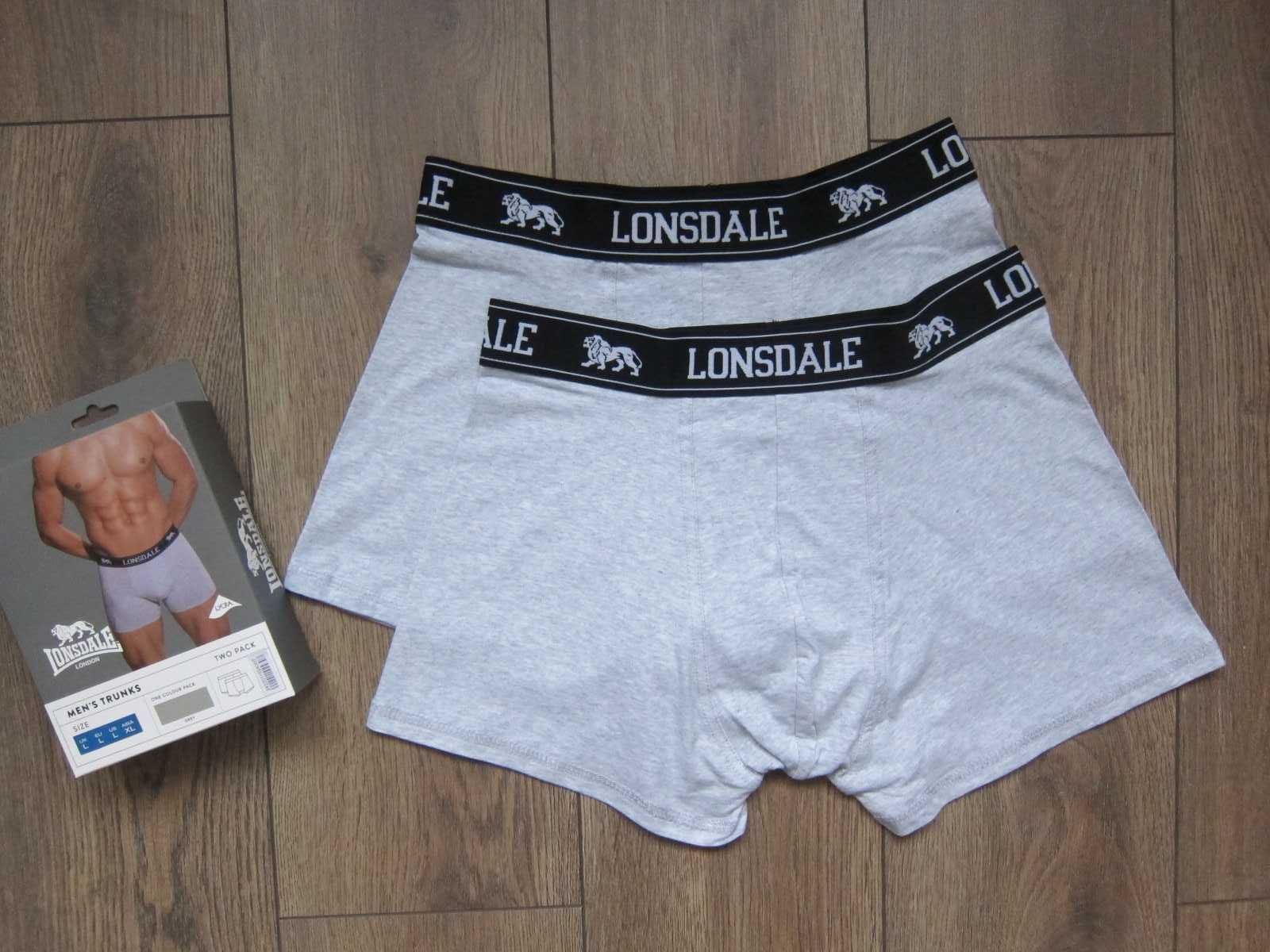 Lonsdale мужские боксеры трусы, упакованы комплектом 2 шт, Англия