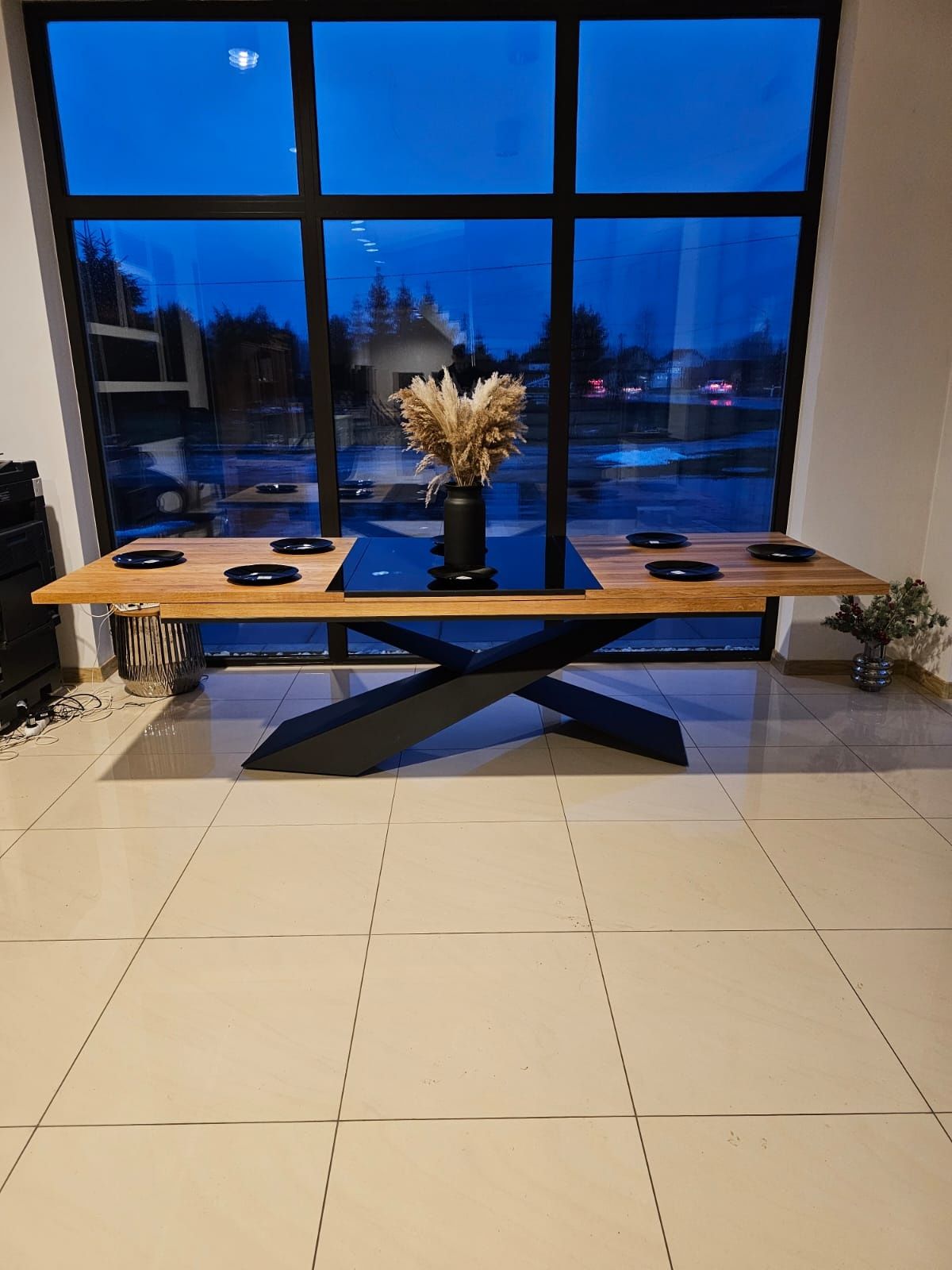 Stół dębowy rozkładany stół drewniany loft