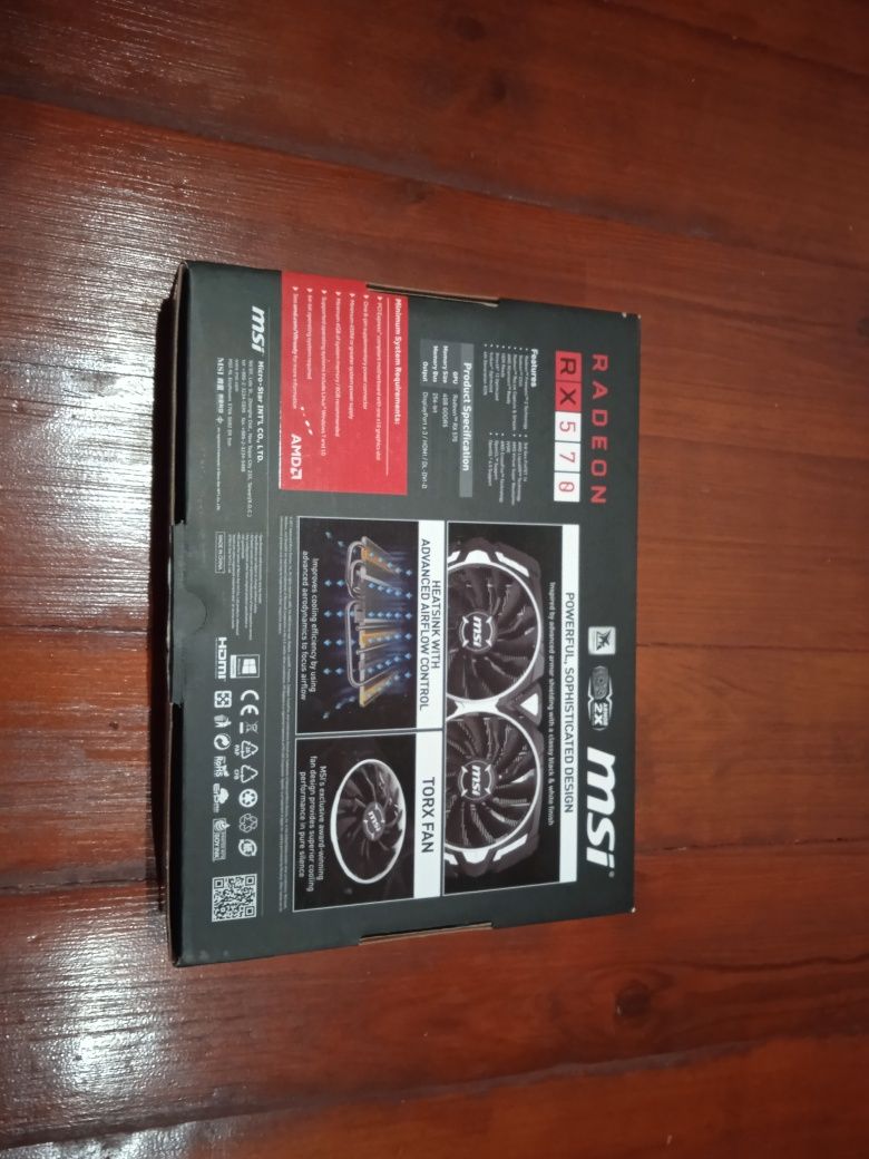 Karta Graficzna MSI AMD Radeon RX 570 Armor 4GB OC