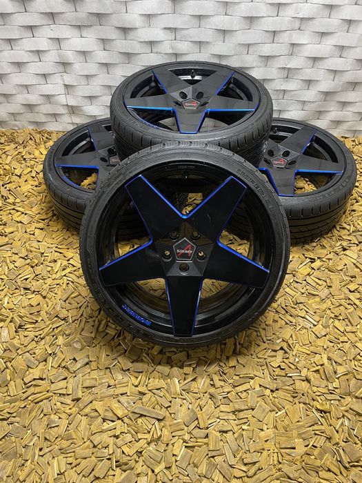 Felgi koła 19 cali zimowe 7mm 5x112 Borbet A vw seat skoda golf leon
