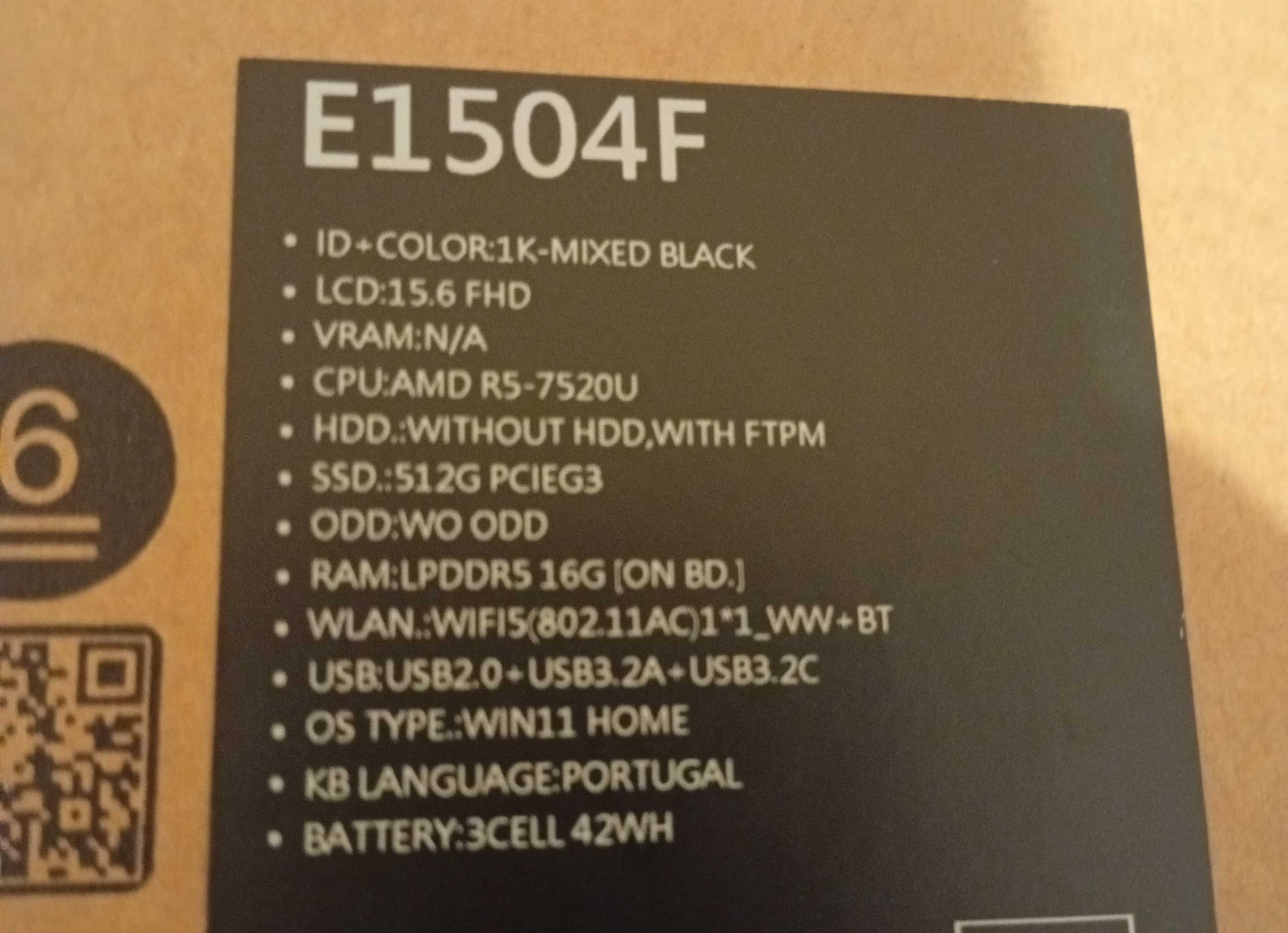ASUS vivobook E1504F