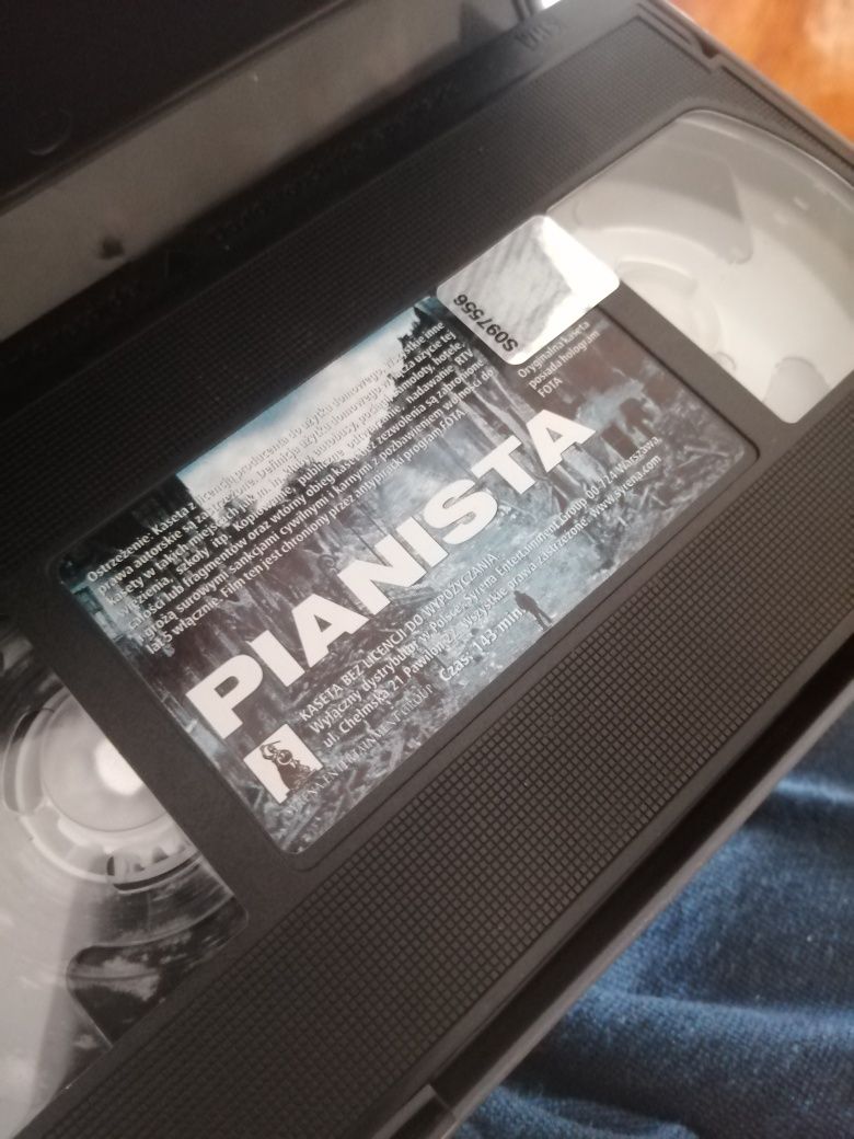 Pianista, kaseta video VHS film, Adrien Brody