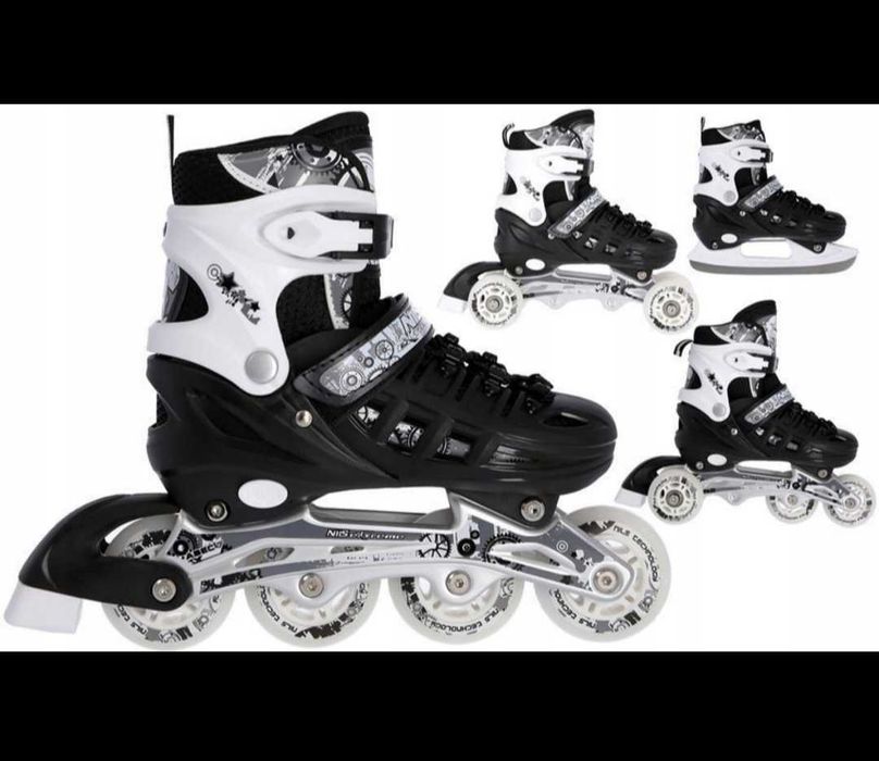 Łyżwy, łyżworolki, wrotki i rolko-wrotki dla dzieci i dorosłych NOWE