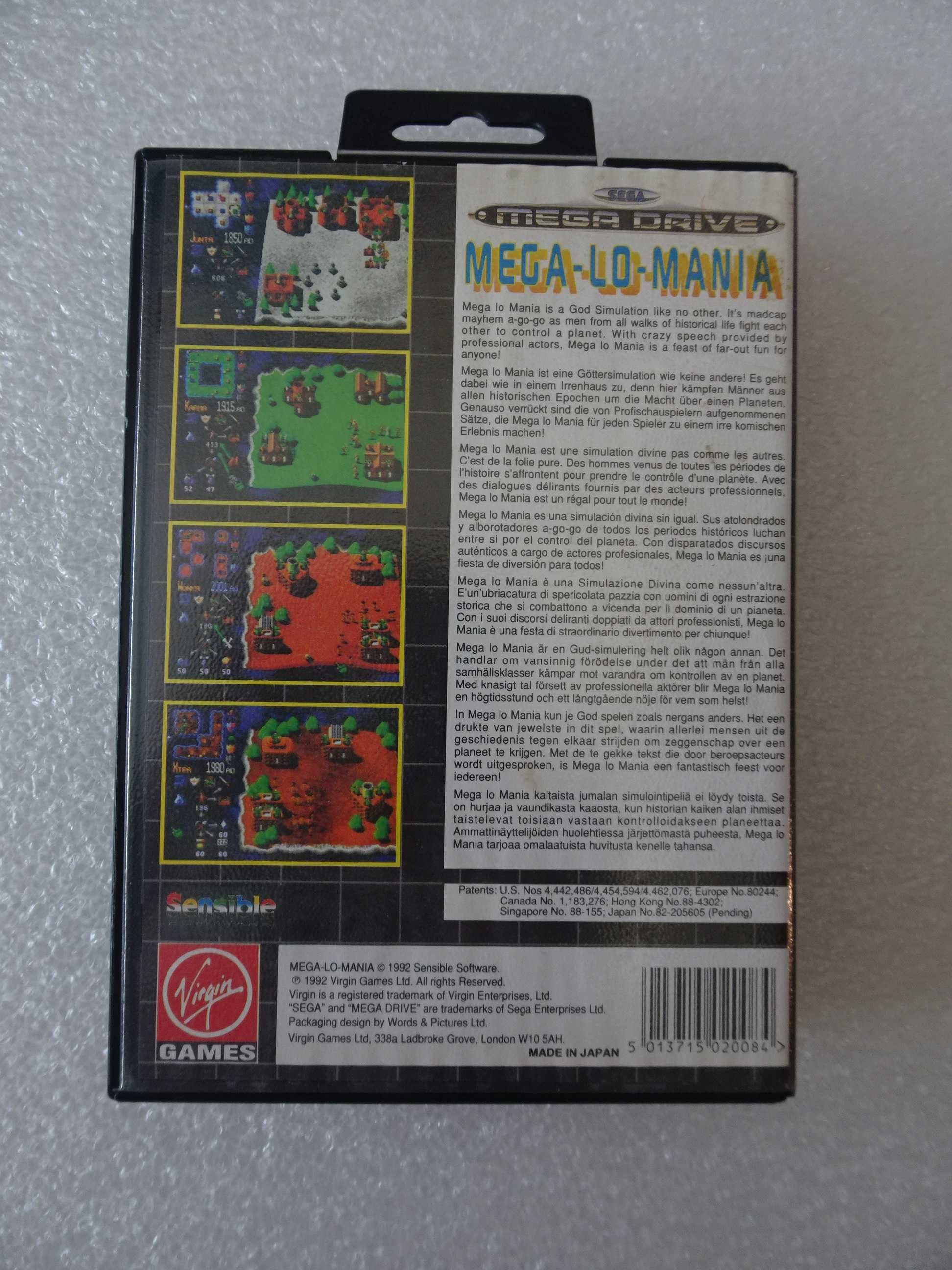 Jogo Mega Drive - Mega Lo Mania