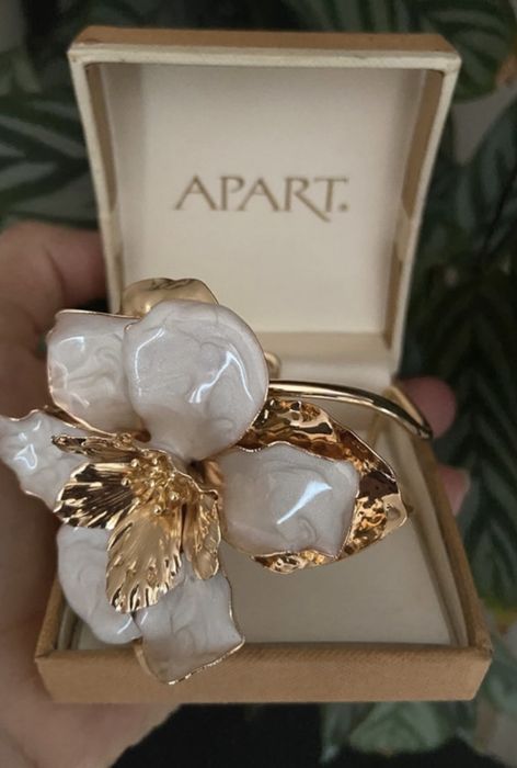 Bransoletka vintage kwiat