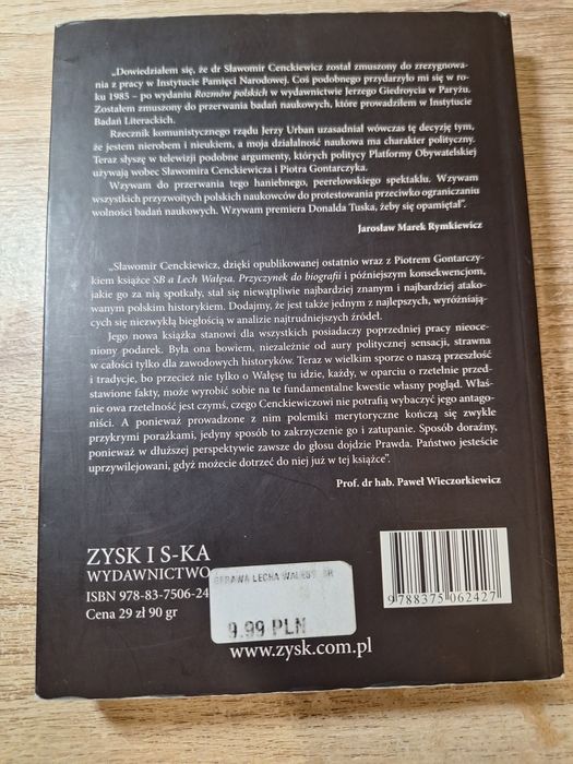 Książka Sprawa Lecha Wałęsy