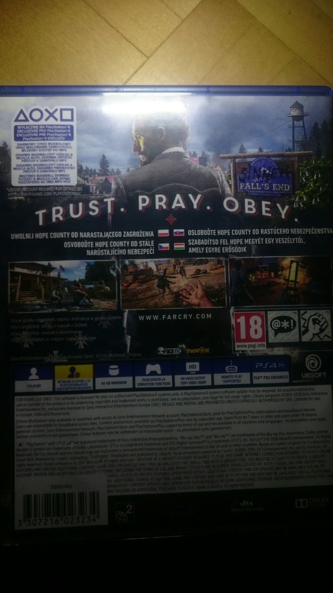 Gra Far Cry 5 PS4 polska wersja stan bdb gta v spiderman