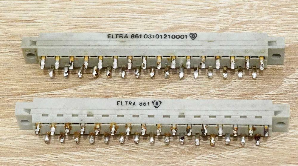 Złącze, gniazdo ELTRA 31 pin, 861 / 03101 / 21 / 0001 ZŁOCONE, używane