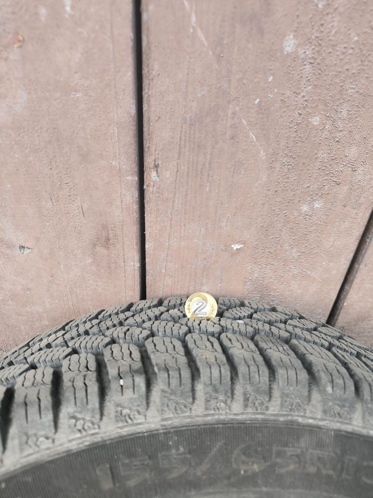Koła stalowe z oponami zimowymi 155/65 R13