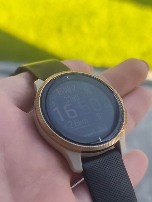 Smartwatch Garmin Venu 2S SPRAWNY + duży zestaw pasków