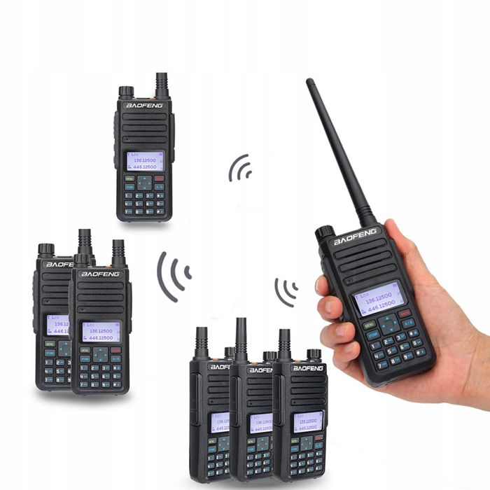 Krótkofalówka BAOFENG H6 Skaner POLICJA POGOTOWIE 10W Mocna Nowy Model