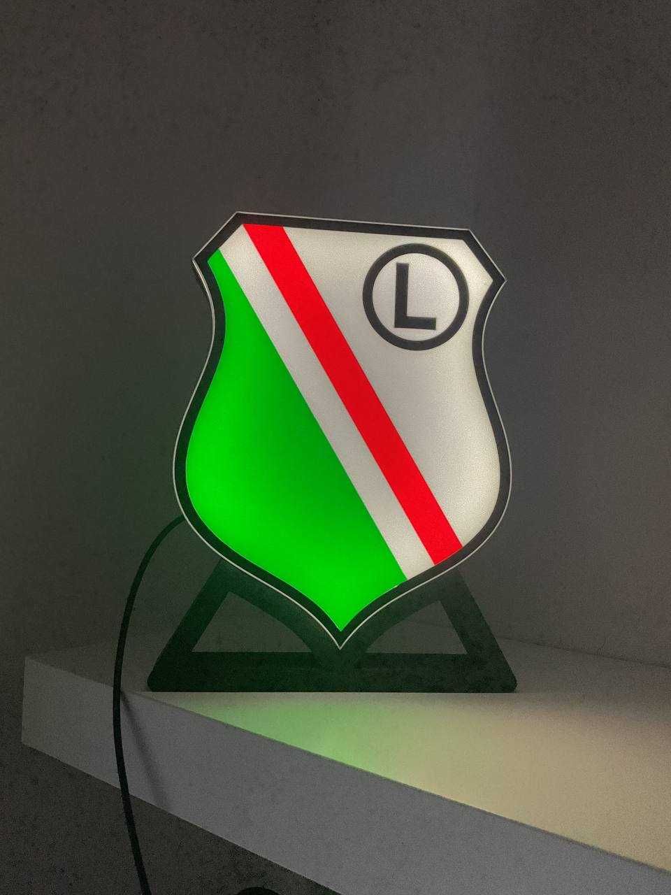 Ozdobna lampka LED Legia Warszawa