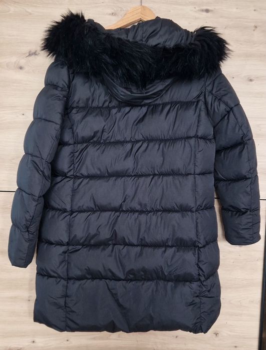 Czarna kurtka zimowa 42 XL pikowana