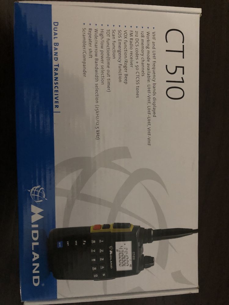 Walkie talkie midland ct510