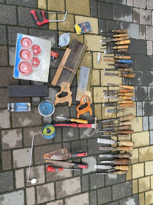 Стамески,обушковая пила старинные Sheffield,Marples Англия