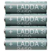 Акумуляторні батарейки (4шт) 2450mAh  IKEA