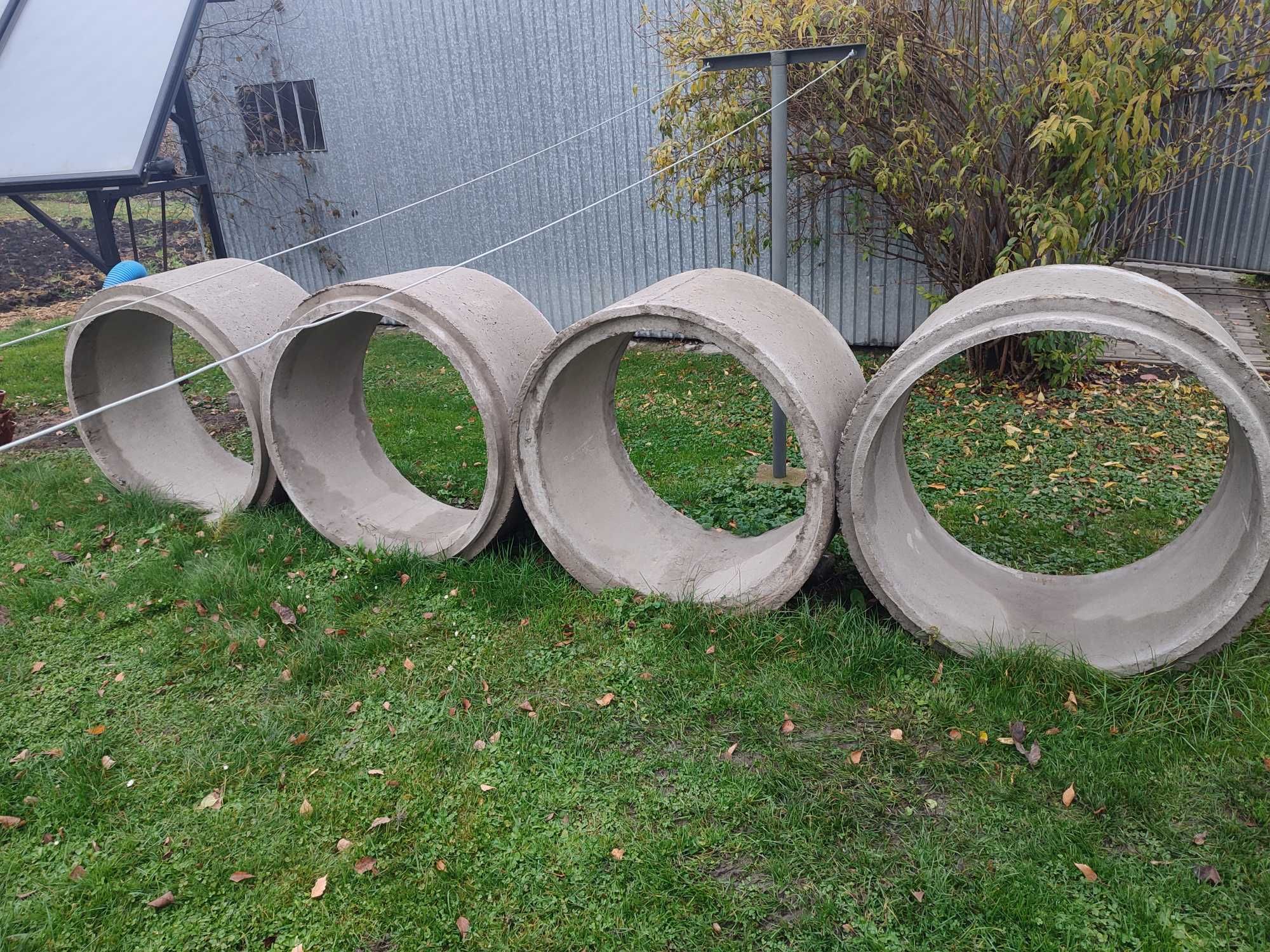 Kręgi betonowe studzienne nowe 100/60/10 cm 4szt.