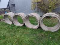 Kręgi betonowe studzienne nowe 100/60/10 cm 4szt.