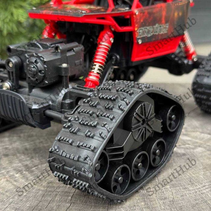 Джип полноприводный на пульте “Snow Rider 4x4” Красный, Вездеход