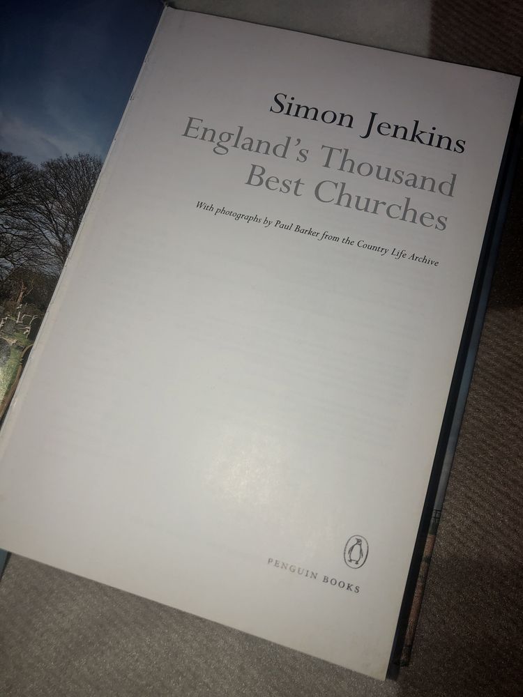 Simon Jenkins “England’s thousand best churches”