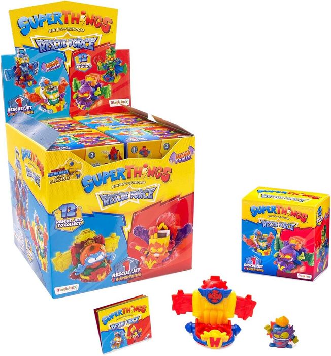 NAJTANIEJ Super Things Seria10 Rescue Force JET Pojazd BOX