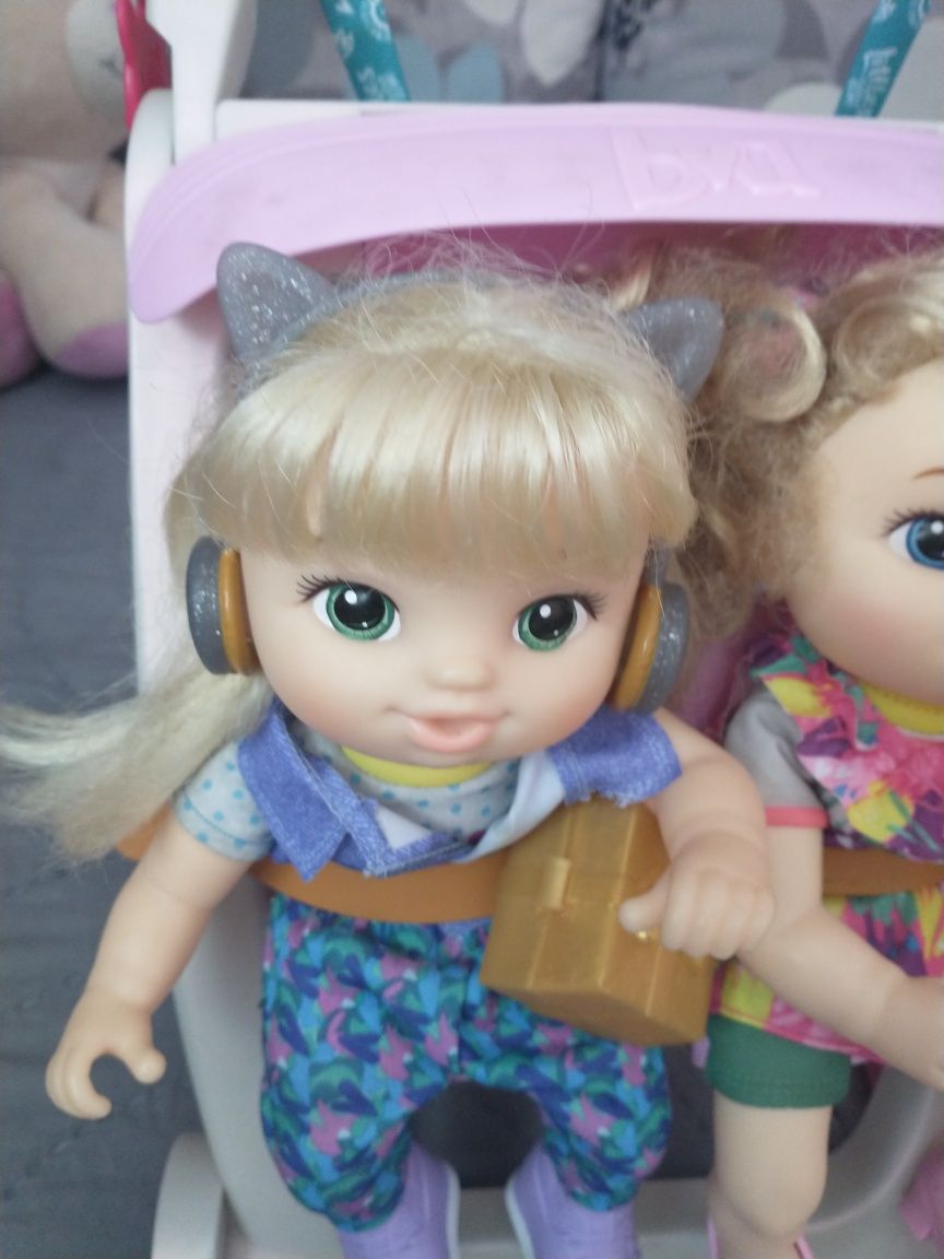 Baby Alive mini zestaw wózek akcesoria lalki
