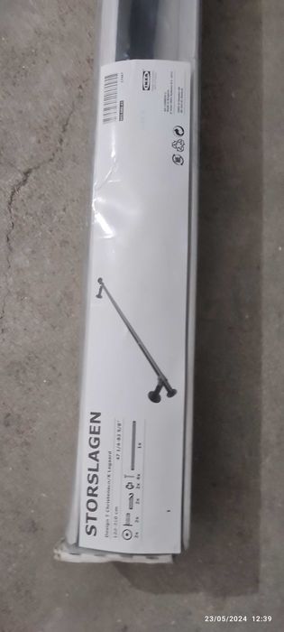 Varão cortinado novo IKEA