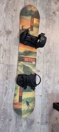 Deska snowboardowa NITRO Ripper 121 cm,wiązania Head