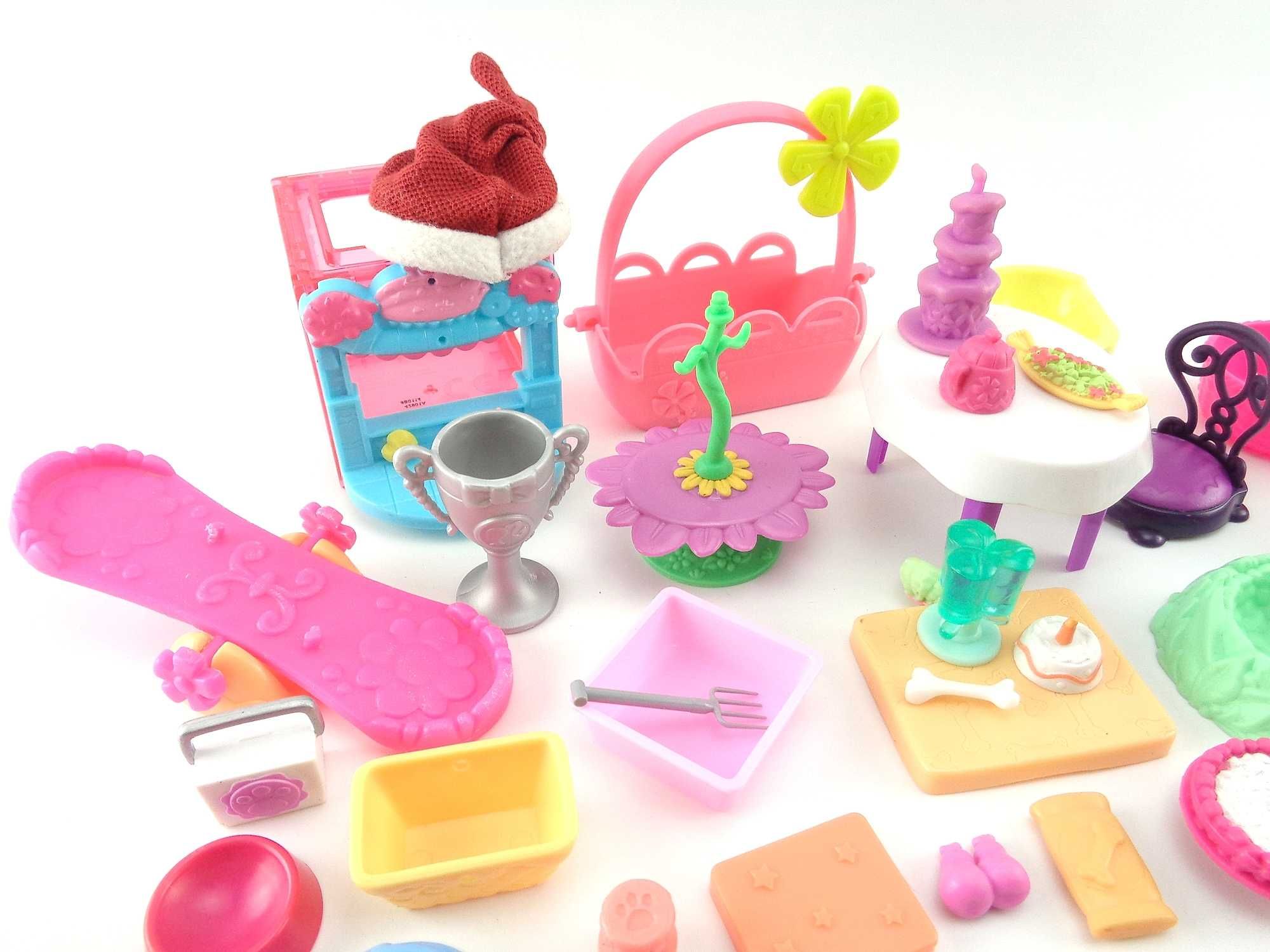 LITTLEST PET SHOP LPS - Zestaw Akcesoriów Zabawek (66 sztuk) [e4]