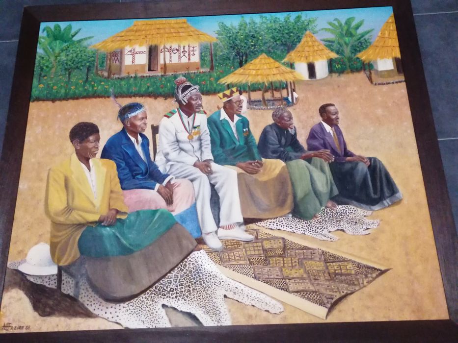 Quadro pintura a mão