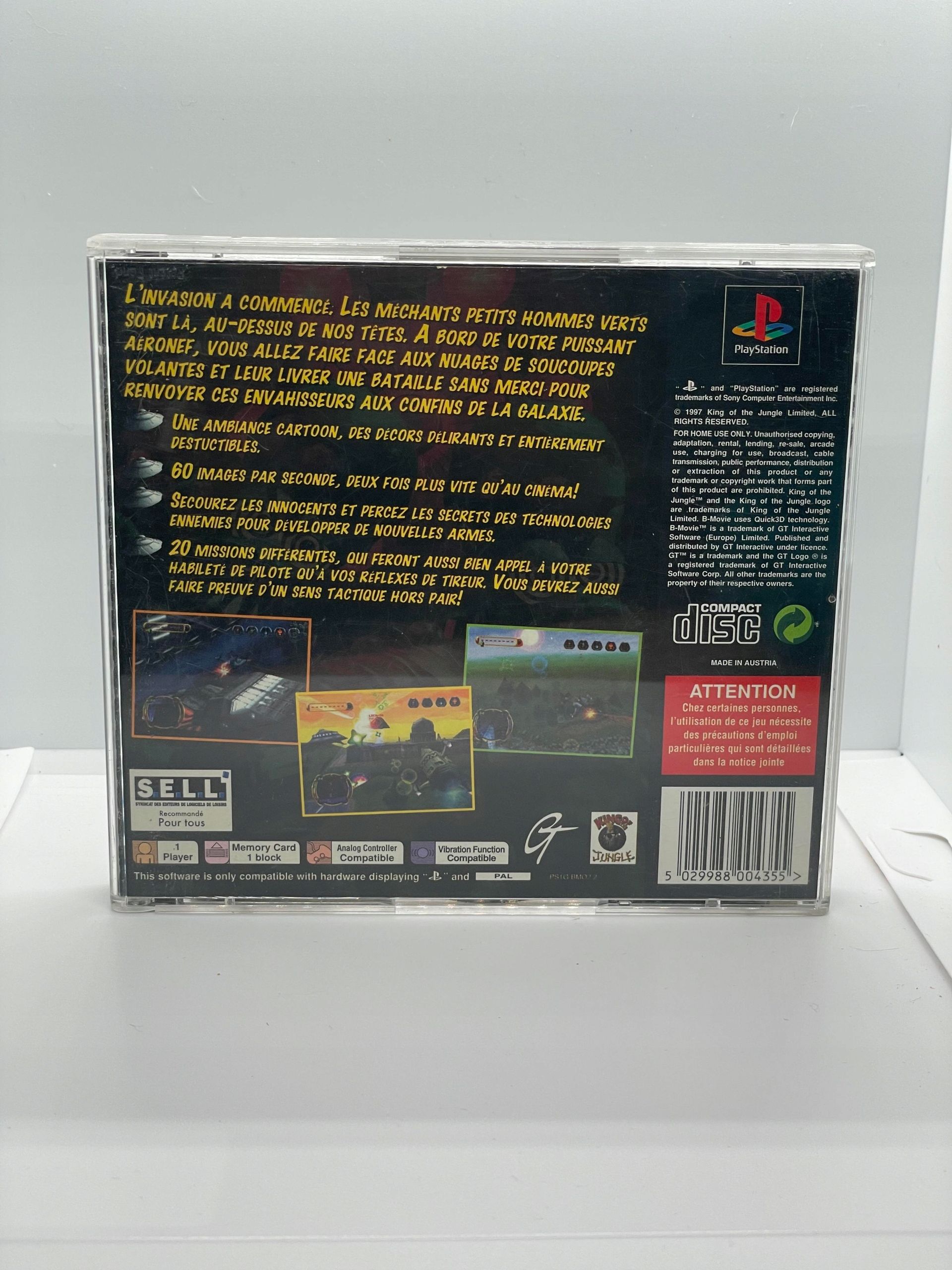 B-Movie / Invasion from Beyond PS1 PSX / Wersja FR