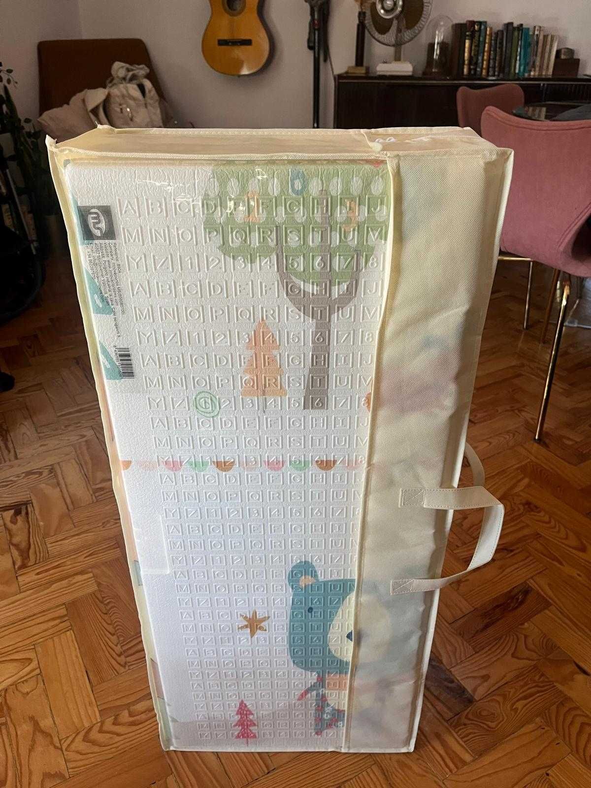 Tapete de jogos para bebés reversível