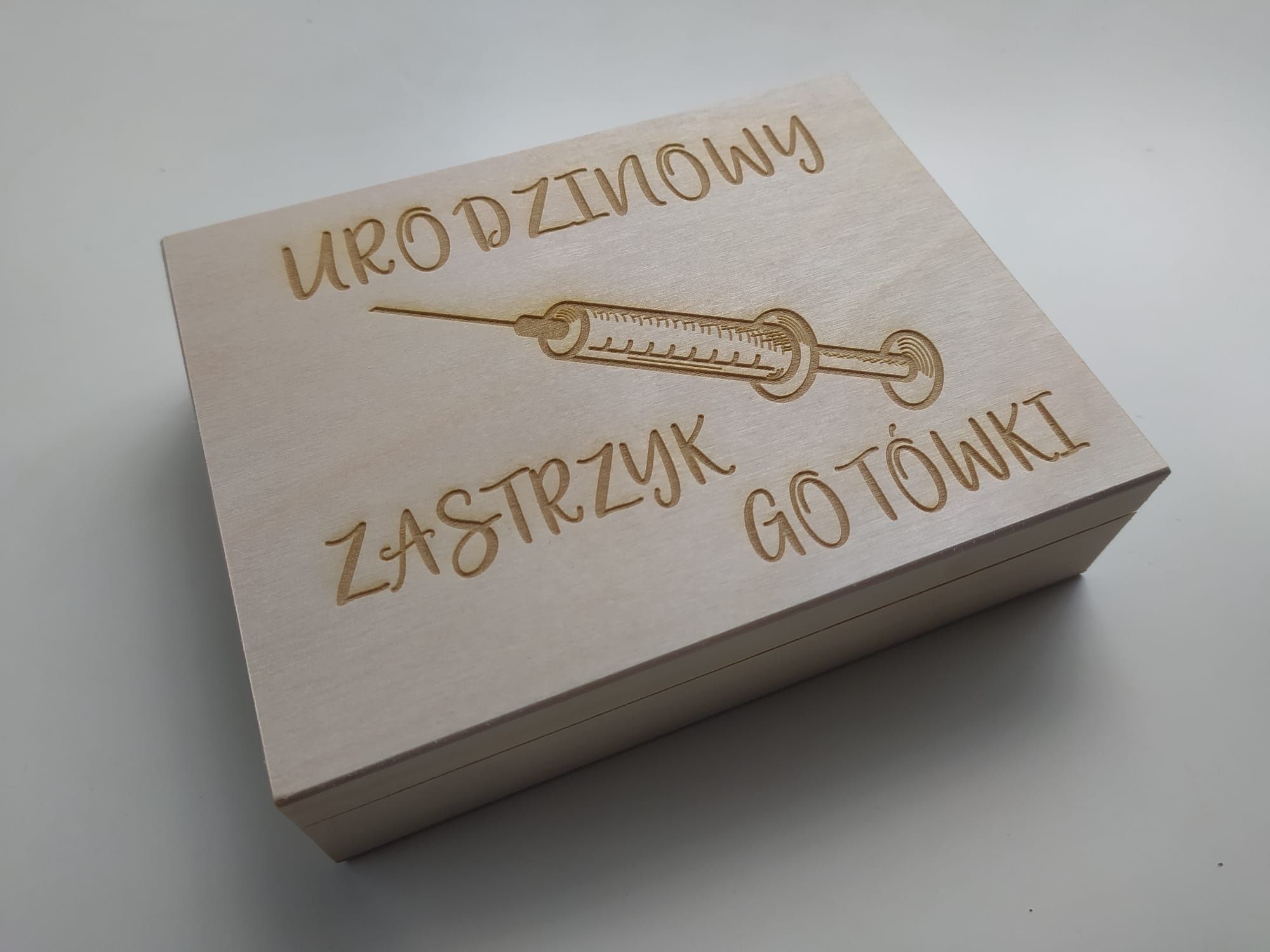 Prezent pudełko pieniądze ślub urodziny wesele