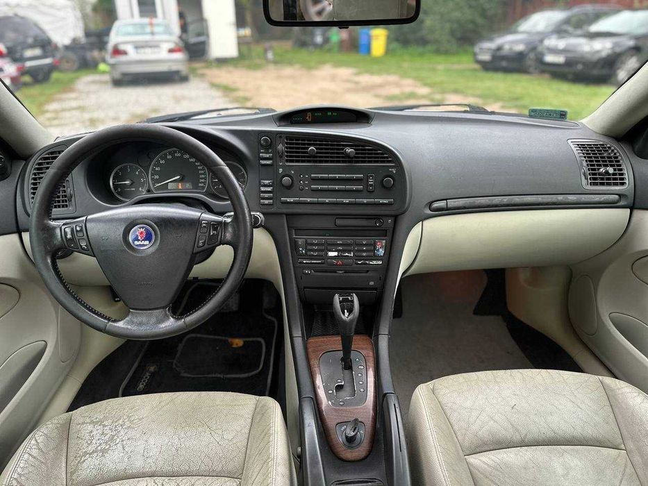 Saab 9-3 1.9Diesel|Automat|Skórzane Fotele|Mapa|Ekonomiczny|Zamiana|
